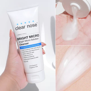 [โปรแรง]โฟมล้างหน้าเคลียร์โนส ไบรท์ สีฟ้า Clear Nose Cleanser Bright 150ml 1ชิ้น(CNW2)
