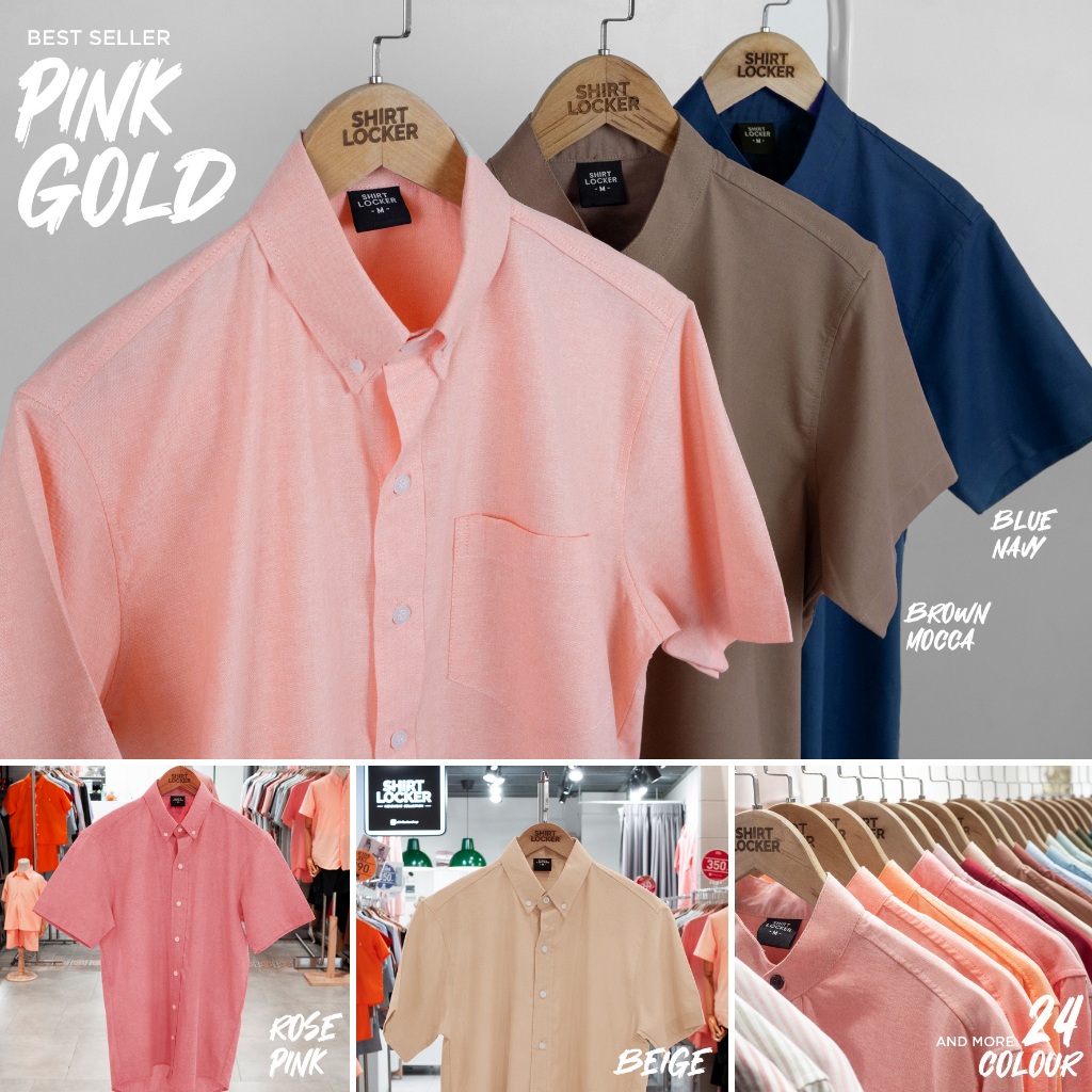 เสื้อเชิ้ตแขนสั้น มีทุกสี มีทุกไซส์ แมทซ์ง่าย ใส่สบาย พร้อมส่ง ตรงปก by SHIRT LOCKER
