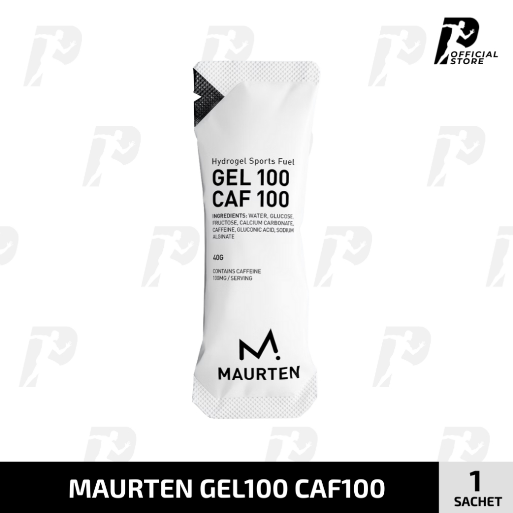 เจลพลังงาน MAURTEN GEL100 CAF100 - 1 ซอง เพิ่มพลังงาน 100 kcal และคาเฟอีน สำหรับนักวิ่งและไตรกีฬา
