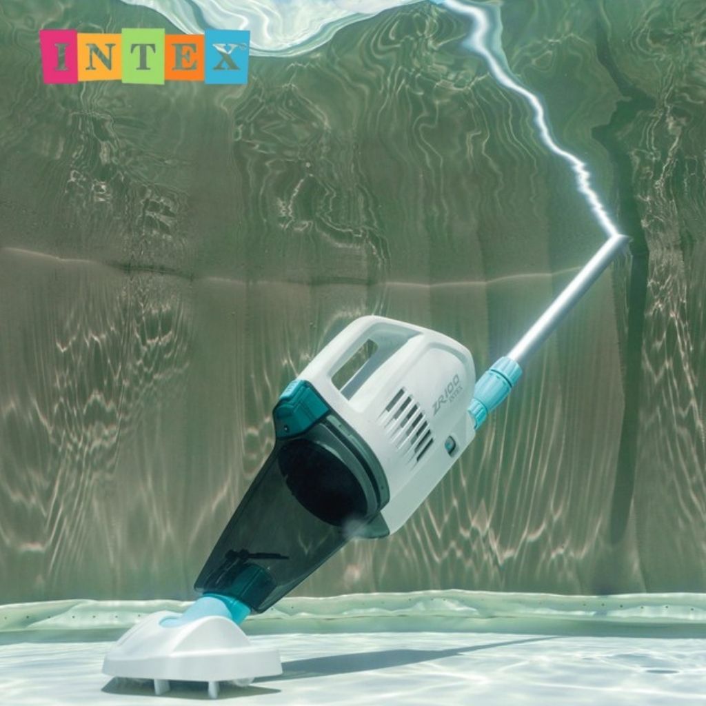 INTEX เครื่องดูดฝุ่นใต้น้ำแบบมือถือไร้สาย ZR100 Handheld Rechargeable Pool Vacuum – รุ่น 28626