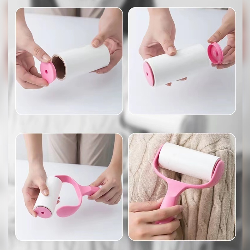 【พร้อมส่ง】ลูกกลิ้งเก็บฝุ่น ลูกกลิ้งเก็บฝุ่นและขนบนเสื้อผ้า ลูกกลิ้งกำจัดขน ลูกกลิ้งทำความสะอาด ขจัดขนแมวและขนสุนัข - รูปที่ 5
