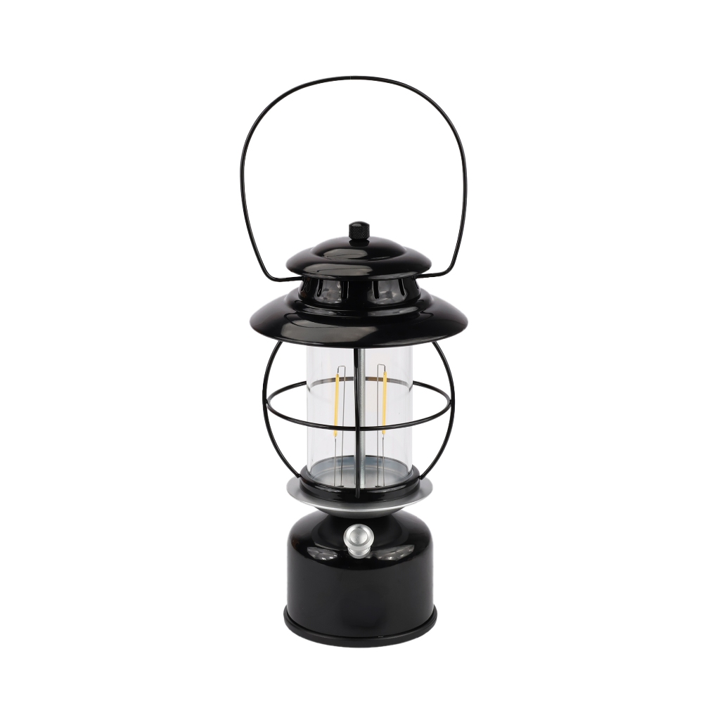 โคมไฟแคมป์ปิ้ง LED 1.4W Warm White LUZINO รุ่น Sirius-BK สีดำ