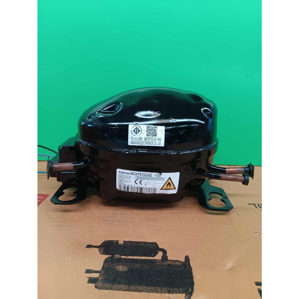 คอมเพรสเซอร์มือสอง ตู้เย็น SAMSUNG ซัมซุง รุ่น NI34T9102AD  น้ำยา R600