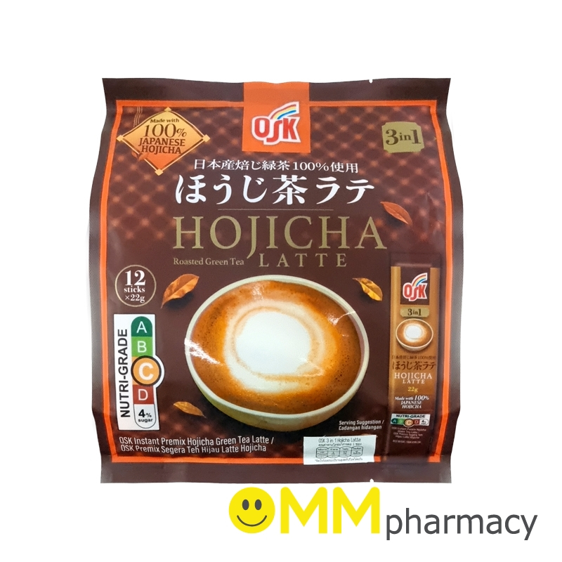 OSK 3IN1 HOJICHA LATTE 22G.12ซอง