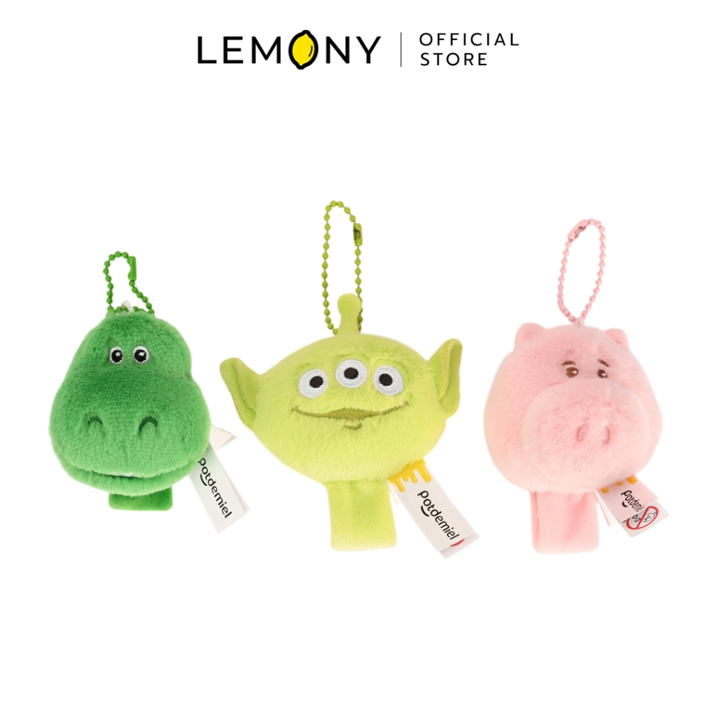 LEMONY เซตพวงกุญแจตุ๊กตา & สายรัด ทอยสตอรี่ ขนาด 8 ซม. (3 ชิ้น) Disney Toy Story Collection
