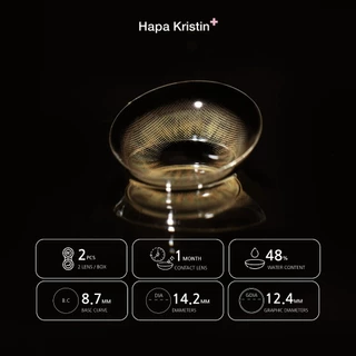 HapaKristin คอนแทคเลนส์ รายเดือน รุ่น Bittersweet สี Olive Brown (2pcs/box) มีค่าสายตา Contact Lens