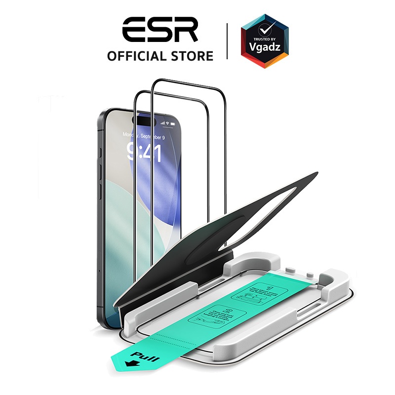 ESR ฟิล์มหน้าจอสำหรับ iPhone 17 / 16 Pro / Air / 17 Pro / 17 Pro max รุ่น UltraFit Classic Screen Protector