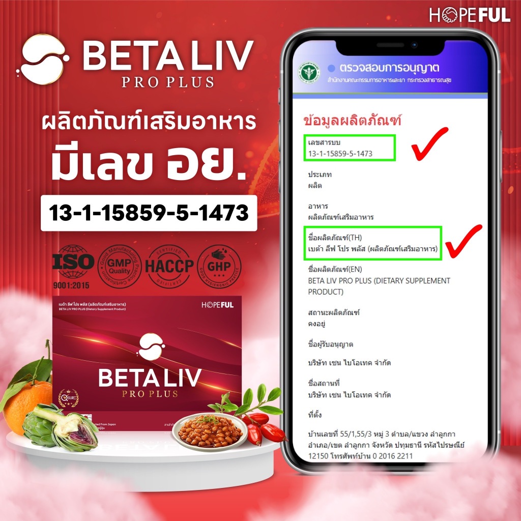 เบต้าลีฟ (Betaliv) ส่งฟรี โปรโมชั่นพิเศษ พร้อมสะสมแต้มแลกของรางวัล ร้านเป็นตัวแทนที่ถูกต้องมีบัตรตัวแทน - รูปที่ 5