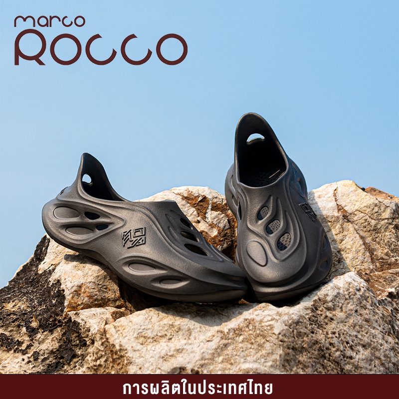 Marco Rocco รองเท้าแตะปีนเขาเดินป่าEVA กันลื่น ระบายอากาศ รองเท้าแตะรัดส้น รองเท้าแบบสวมแฟชั่นMR8008