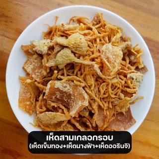 เห็ดทอดอบกรอบ BIG PACK (250ก.) 12 รสชาติ เห็ดเข็มทอง เห็ดออรินจิ เห็ดนางฟ้า สดใหม่ทุกวัน ไม่มัน