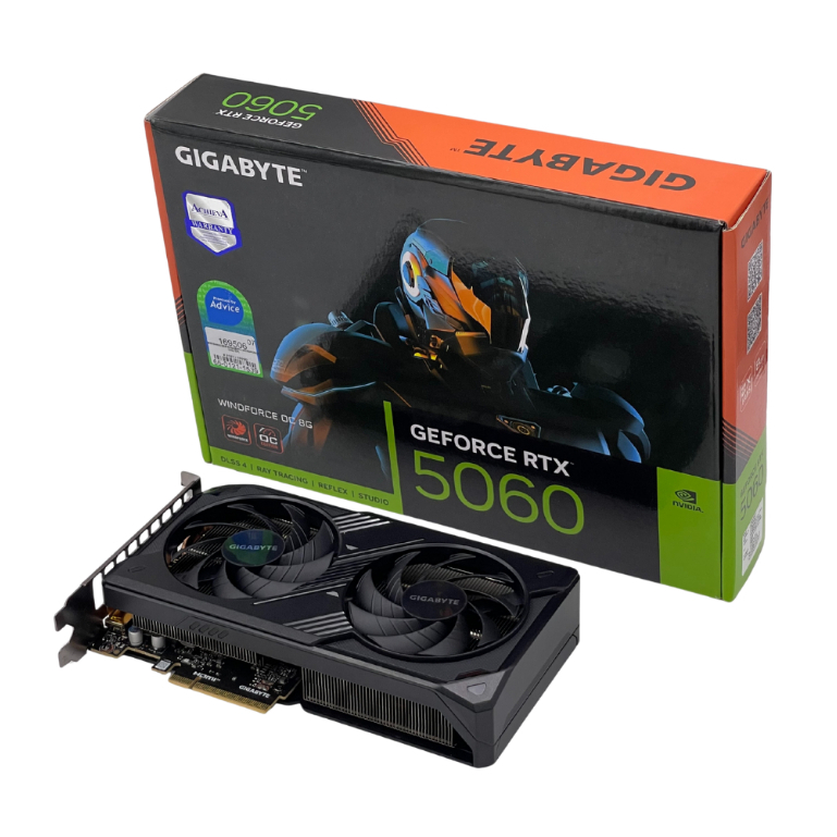 มือสอง การ์ดจอ Gigabyte RTX5060 8GB มือสอง ประกันศูนย์ 07/2571