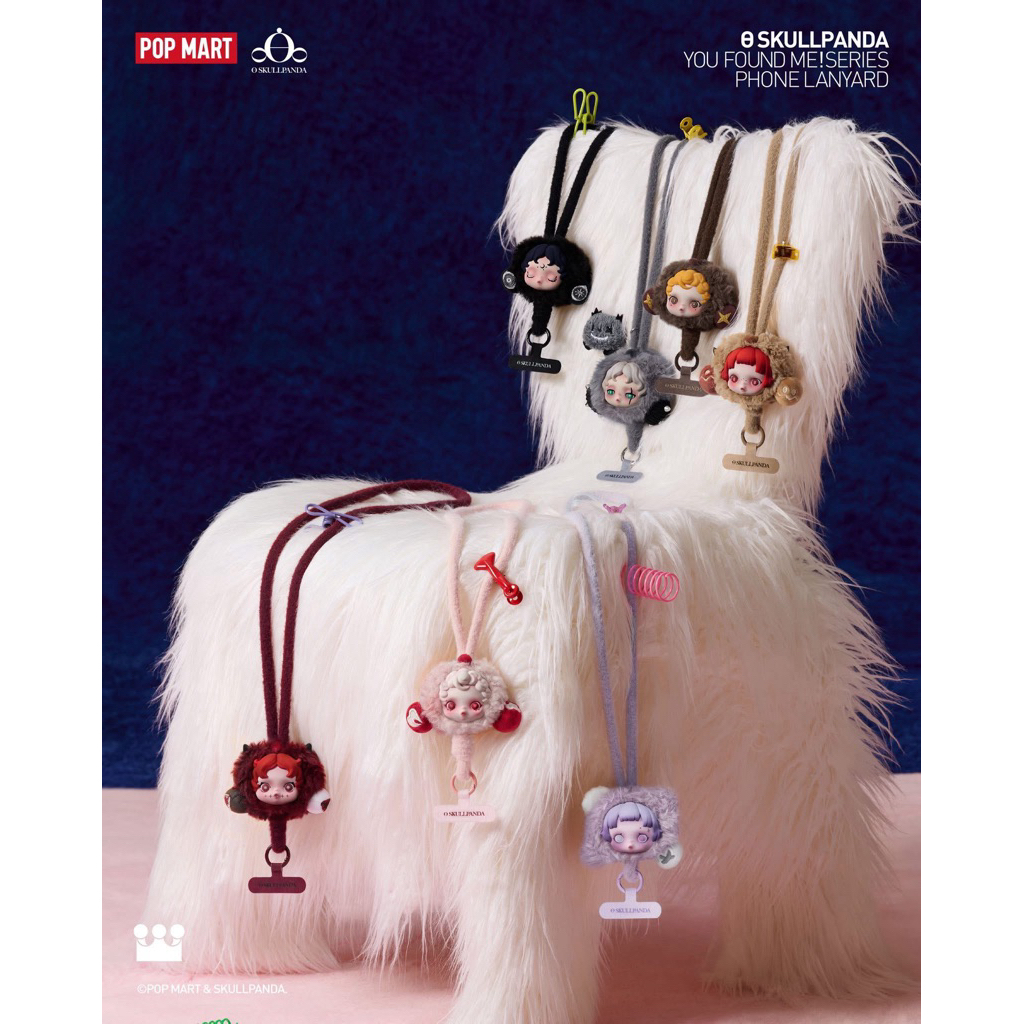 ‼️พร้อมส่งจาก  (แบบสุ่ม‼️)สายคล้อง SkullPanda ‼️SKULLPANDA YOU FOUND ME SERIES Phone Landyard