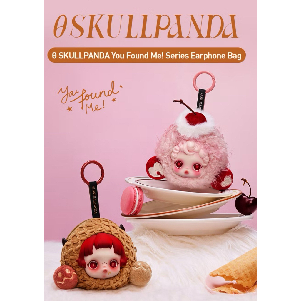 🇹🇭พร้อมส่งจากไทย SKULLPANDA You Found Me！Series Earphone Bag