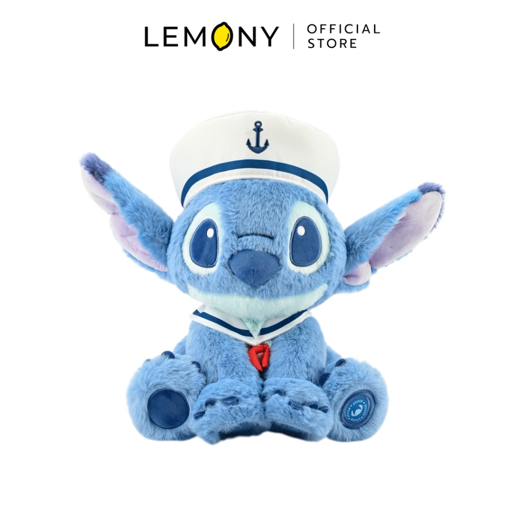 LEMONY ตุ๊กตาสติทช์ ซีรีส์ Sailor Costume ขนาด 25 ซม. Disney Lilo & Stitch Collection