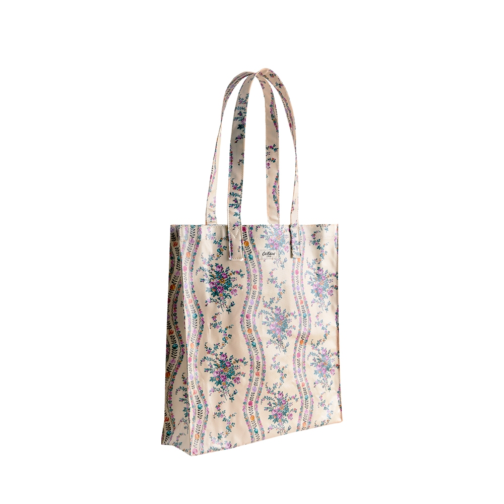 Cath Kidston Female Large Bookbag Archive Marble White
