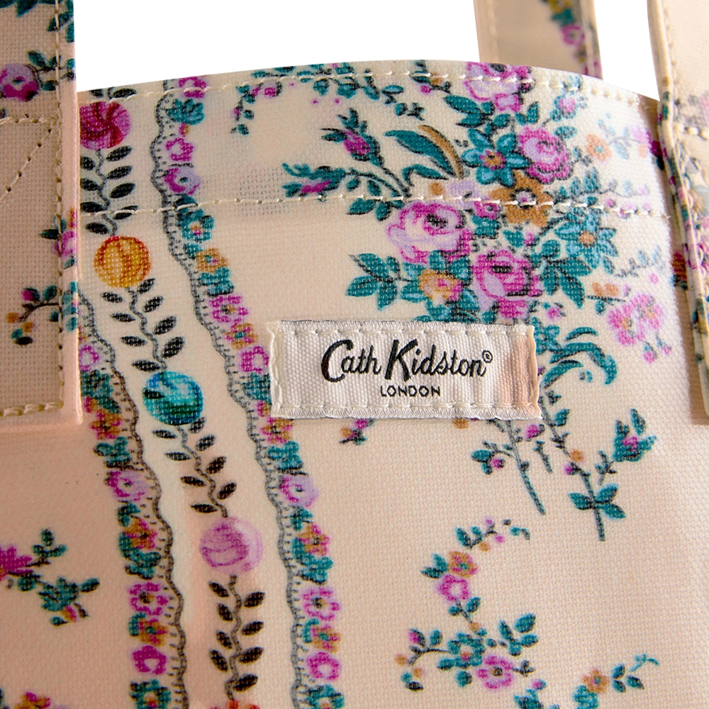 Cath Kidston حقيبة كتب كبيرة Archive Marble — أبيض — صورة 3