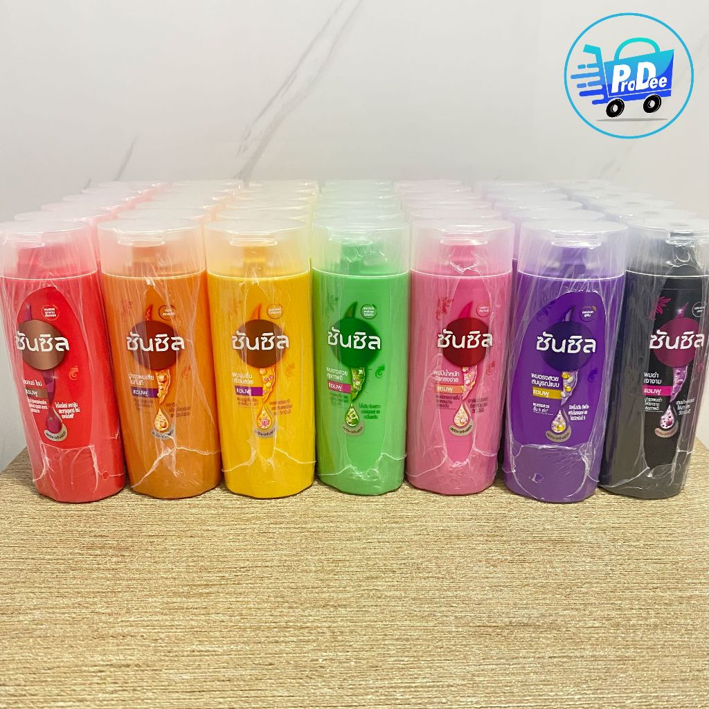[โปรแรง](แพ็ค 6 ขวด) ซันซิล แชมพู ขนาด 60 มล. จำนวน 6 ขวด Sunsilk shampoo 60 ml. มี 7 สูตร