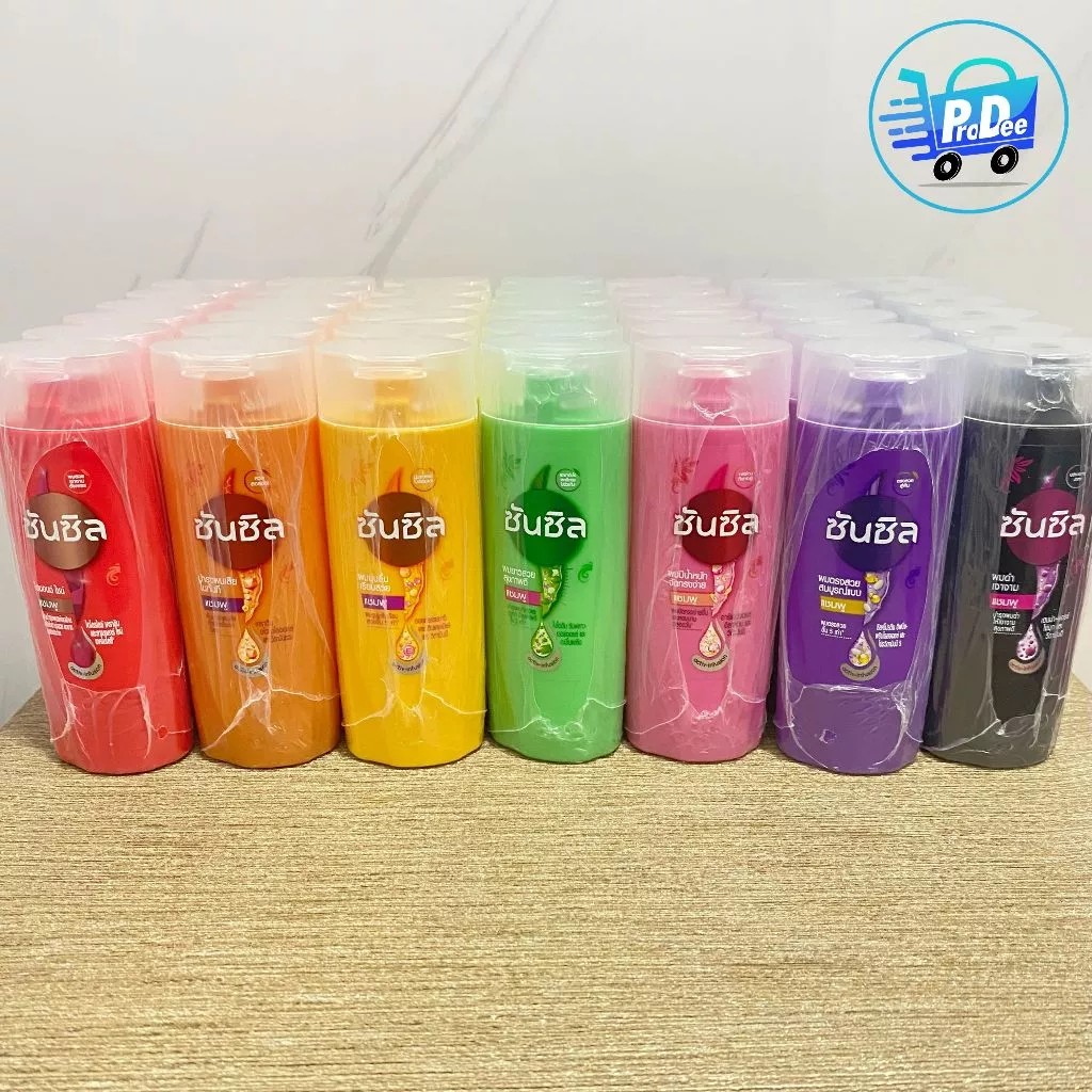 [โปรแรง](แพ็ค 6 ขวด) ซันซิล แชมพู ขนาด 60 มล. จำนวน 6 ขวด Sunsilk shampoo 60 ml. มี 7 สูตร