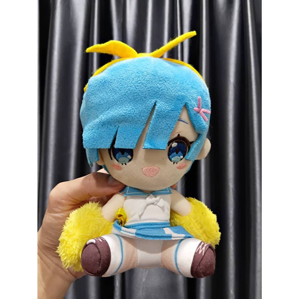 ตุ๊กตาอนิเมะ  Re:Zero B1612 Rem Taito Plush 7" Stuffed TAG Toy Doll Japan