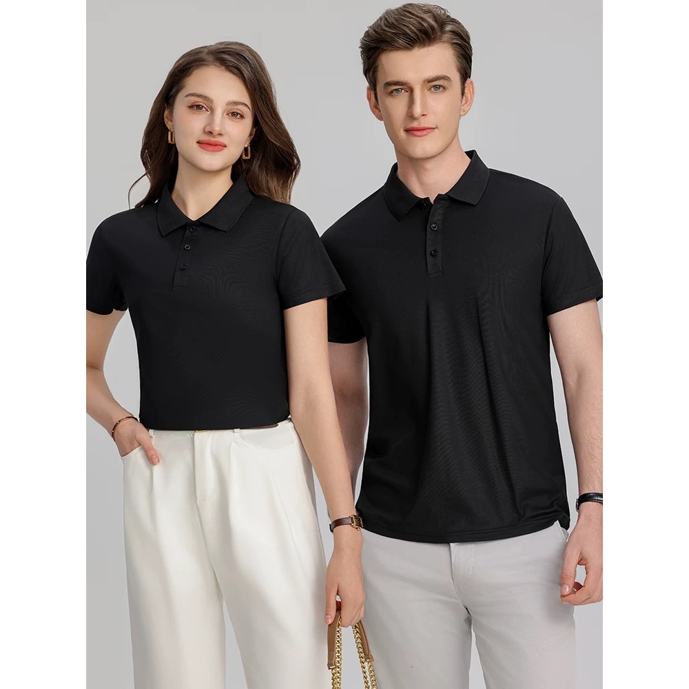 POLO#L-5XL#เสื้อโปโลฤดูร้อนสไตล์ลำลอง ผลิตจากผ้าไหมน้ำแข็ง น้ำหนักเบา ระบายอากาศได้ดี และยืดหยุ่น เหมาะสำหรับทั้งผู้ชายแ ราคา ถูกที่สุด ดีลบีเคเค แกลเลอรีภาพที่ 2