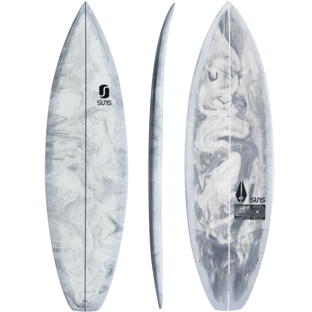 suns Altair(6'2" x 20 1/4" x 2 5/8" @34.5L / suns Tec 2 / futures. - 3 Fin Thruster)