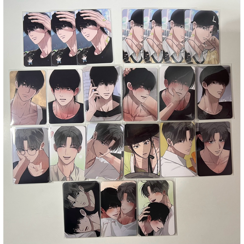 (พร้อมส่ง) Photocard Unsleep manhwa โฟโต้การ์ด BL มันฮวา