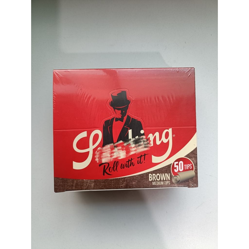 กระดาษกรอง Smoking Filter Tips - Brown Medium 50( 1 Box )