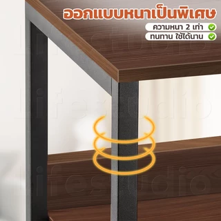 โต๊ะข้างเตียงพร้อมปลั๊กไฟ มีลิ้นชักเก็บของ ชั้นวางของ อเนกประสงค์ สำหรับห้องนอน