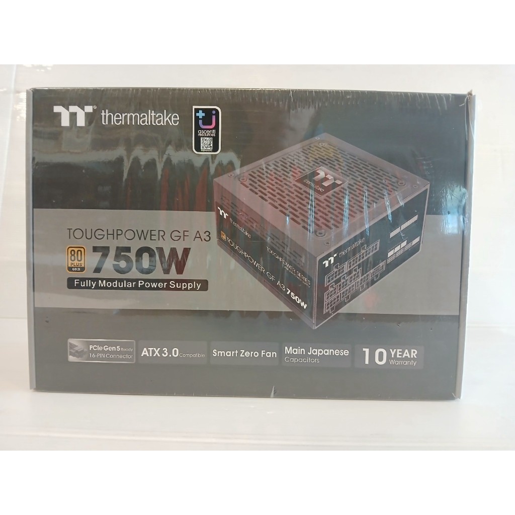 POWER SUPPLY (พาวเวอร์ซัพพลาย) THERMALTAKE TOUGHPOWER GF A3 GOLD 750W - 750W 80 PLUS GOLD BLACK ATX