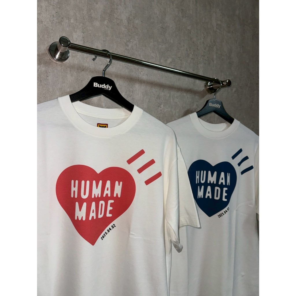 HUMAN MADE Daily s/s tee 2026 (Olive,Red,Navy) (ของแท้ 100% ตรงจากชอป)