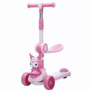 🔥สกูตเตอร์ Kulomi 🔥สกู๊ตเตอร์เด็กเล็ก สกู๊ตเตอร์ 3in1 scooter พร้อมไฟ LED ปรับความสูงได้ 3 ระดับ ของเล่นเด็ก