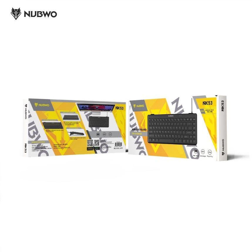 Keyboard USB Nubwo (NK-35) คีย์บอร์ด คีย์บอร์ดคอมพิวเตอร์ คีย์บอร์ดเล็ก