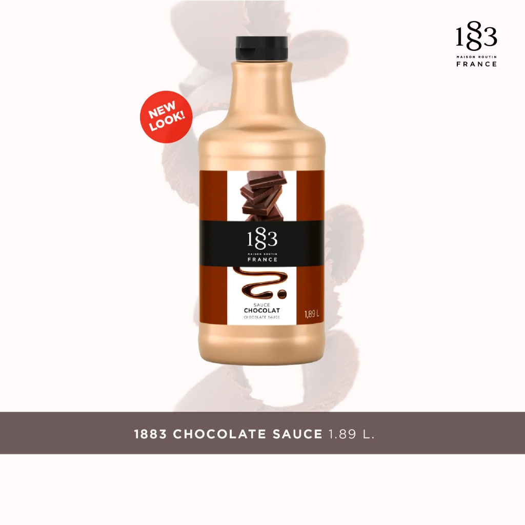 (ขวดใหม่!) 1883 ซอสช็อกโกแลต พรีเมี่ยม เข้มข้น 1.89 ลิตร (1883 CHOCOLATE SAUCE 1.89 L.)***จำกัดออเดอ
