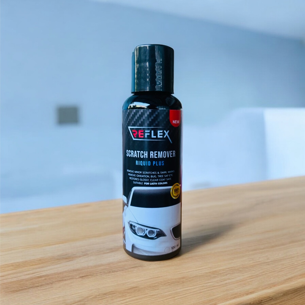 Reflex ( Scratch Remover) น้ำยาลบรอยขีดข่วน ยางมะตอย สำหรับรถสสีขาว สีอ่อน