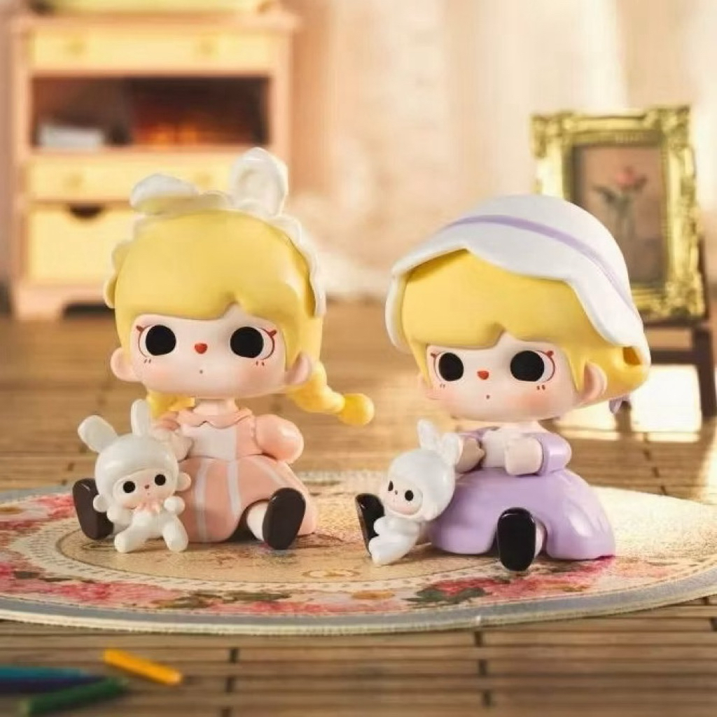 (พร้อมส่ง - เช็คการ์ด) Tutu Bear Her&Her Little World Series Blind Box  💙