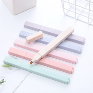 ไฮไลท์หัวตัด 6สี พาสเทลสีสดใส ชัด แห้งไว