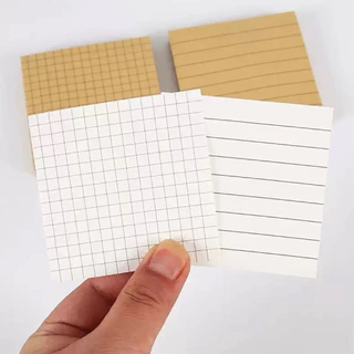 <พร้อมส่ง> กระดาษโน๊ต มีกาว 50แผ่น Colored Stickey Note 7.5*7.5cm เครื่องเขียน โน๊ต กระดาษจด