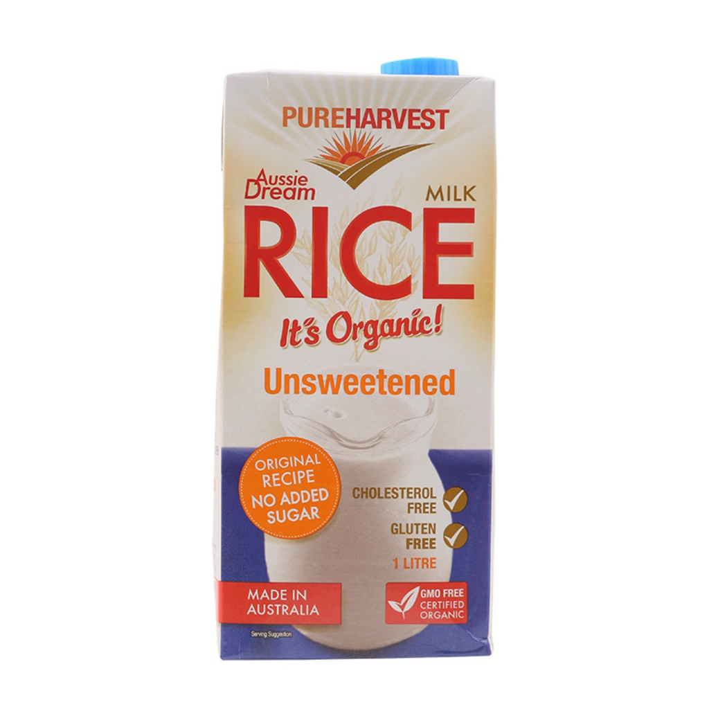 [ส่งด่วน] Pureharvest Aussie Dream Organic Rice Milk/Organic Oat Milk/Organic Almond Milk 1Ltr นมโอ๊ต นมอัลมอนด์ นมข้าว