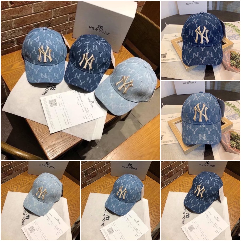 NY หมวกแก๊ป สไตล์แฟชั่น สกรีนเต็มใบ คุณภาพดี มีบริการเก็บเงินปลายทาง Cap Fashion