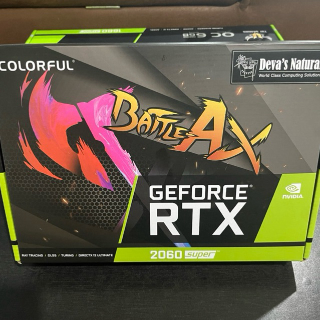 VGA (การ์ดจอแสดงผล)การ์ดจอมือสอง2060superสภาพสวยใช้งานได้ปกติ