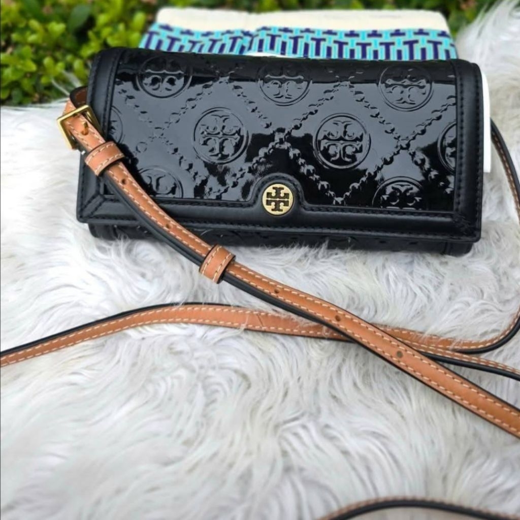 T0RY Burch 135846 T MONOGRAM WALLET CROSSBODY