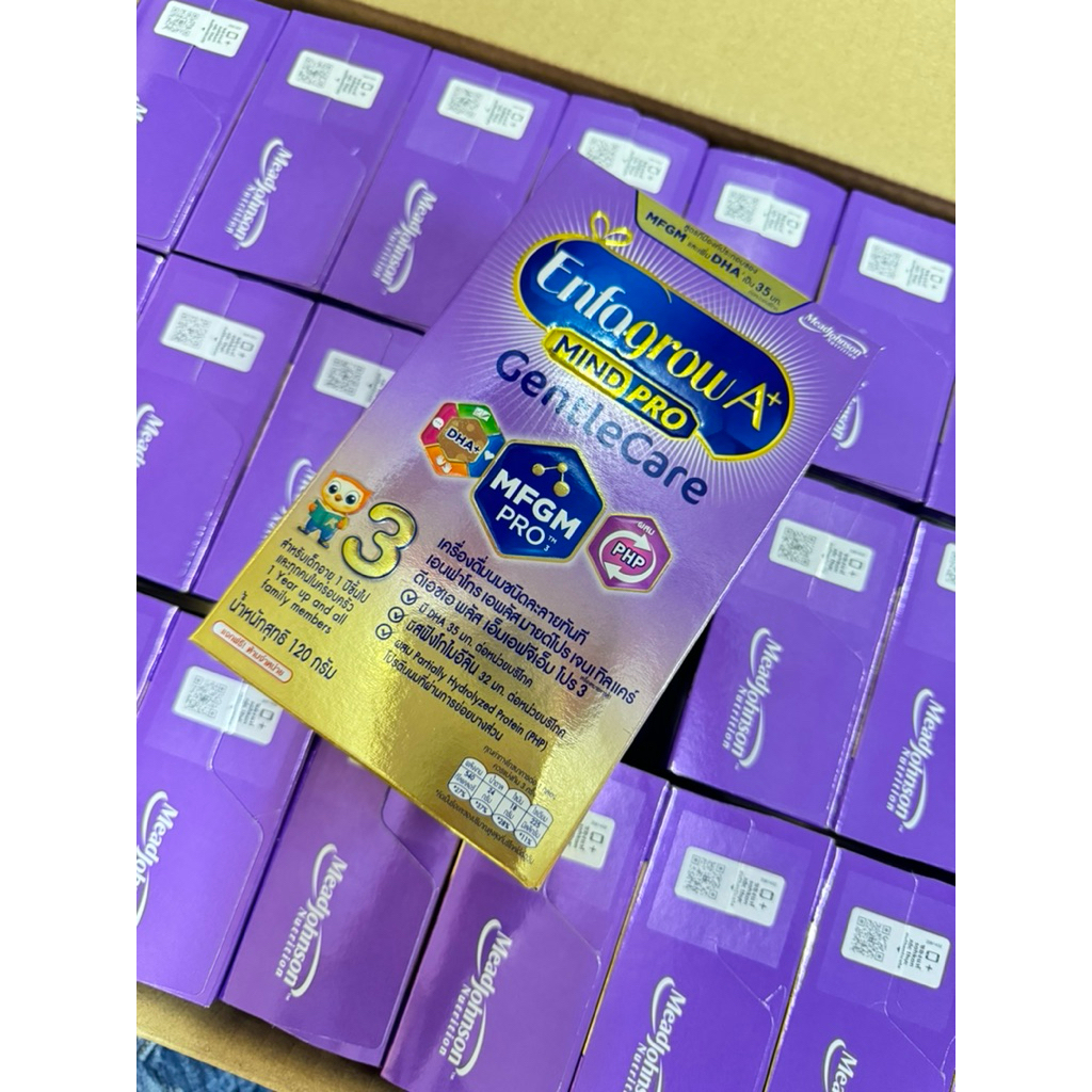 Enfagrow A+ MIND PRO Gentle Care สูตร 3 ขนาด 120g*24 กล่อง Exp.1/1/26