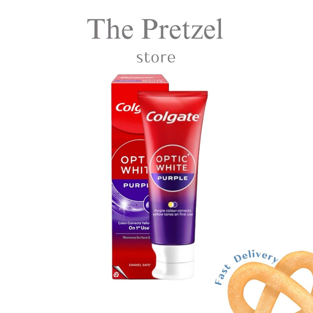 Colgate Toothpaste Optic White Purple 100 G. คอลเกตยาสีฟันม่วง