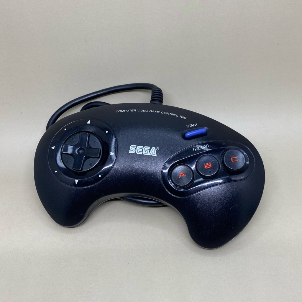 SEGA Mega Drive Original Controller (MD) | จอยแท้ สำหรับเซก้า เมก้าไดร์ฟ | ใช้งานปกติ