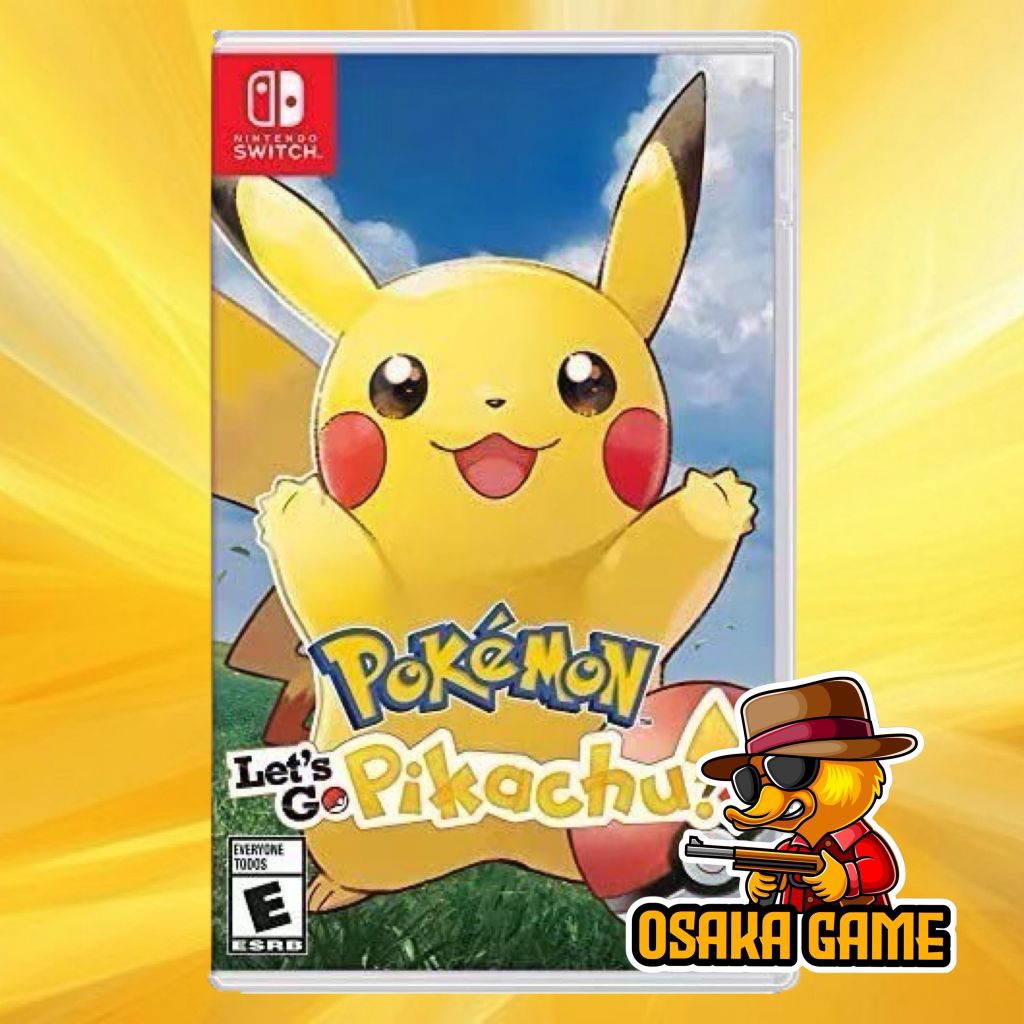 (มือ1👉🏻พร้อมส่ง)แผ่นเกม Nintendo Switch Pokemon Let's Go Pikachu