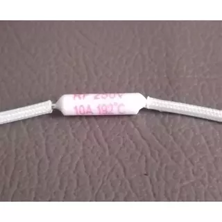 RF Fuse Ceramic 130°C155°C,165°C,172°C ,192°C,200°C ,216°C10A Lenght 9 cm.