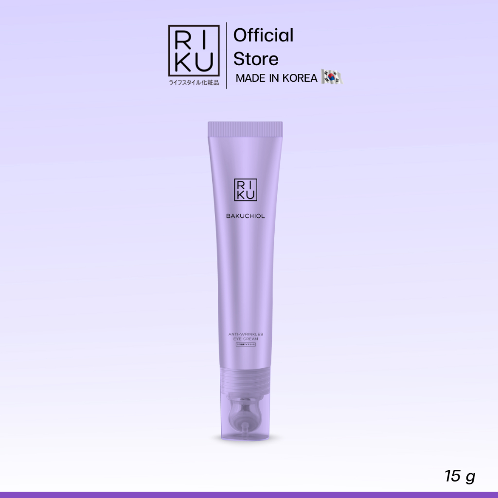 RIKU Eye Cream Bakuchiol ครีมบำรุงใต้ตา ลดริ้วรอย ลดความหมองคล้ำ ผิวรอบดวงตานุ่ม เด้ง เต่งตึง - รูปที่ 2