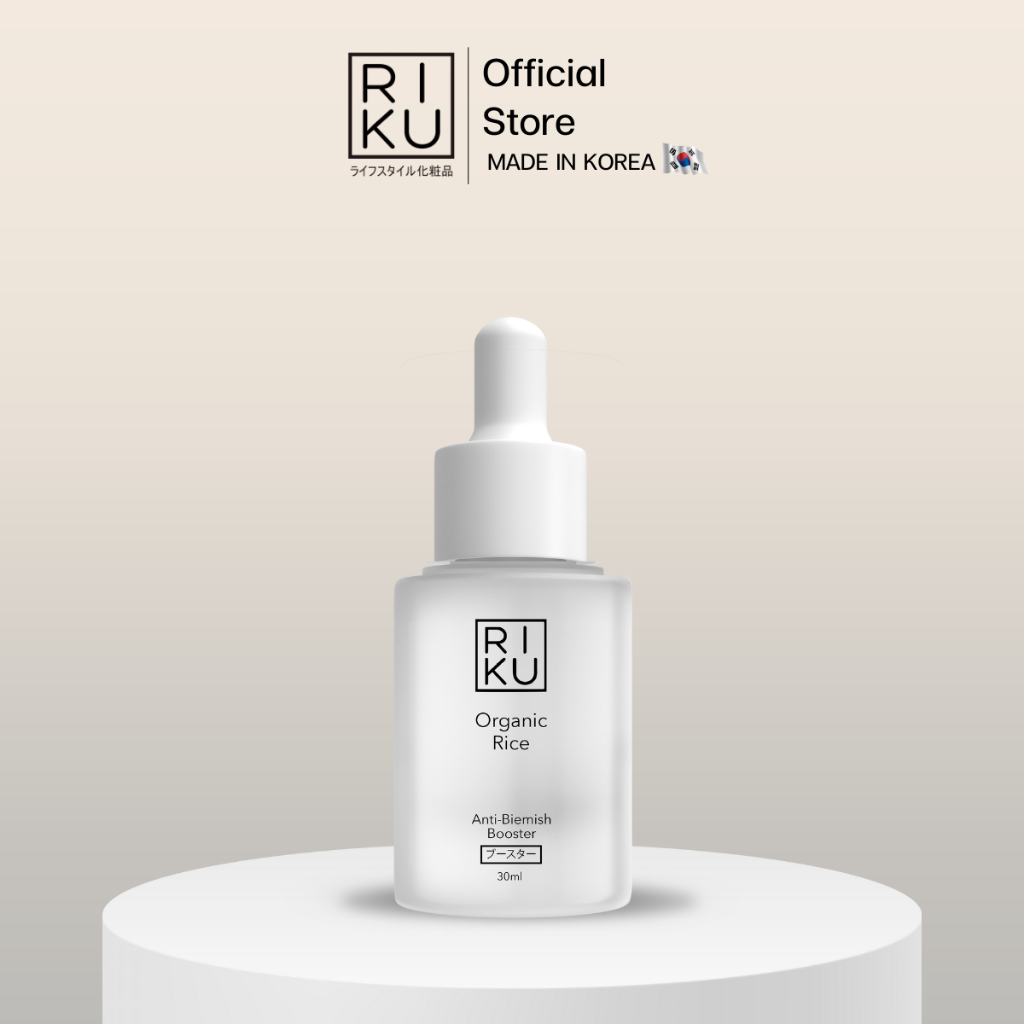 ส่งฟรี บูสเตอร์ Riku ริคุเซรั่ม ลดสิว ลดรอย acne serum จัดการสิว ป้องกันสิว ลดรอย เซรั่ม ลดสิวจากเกา