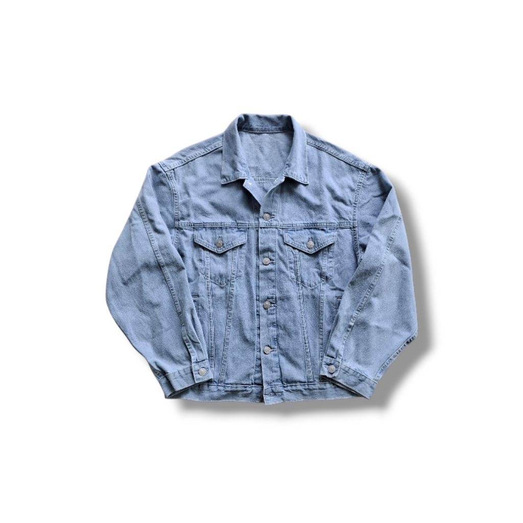 GU Oversized denim jacket ไซส์ S