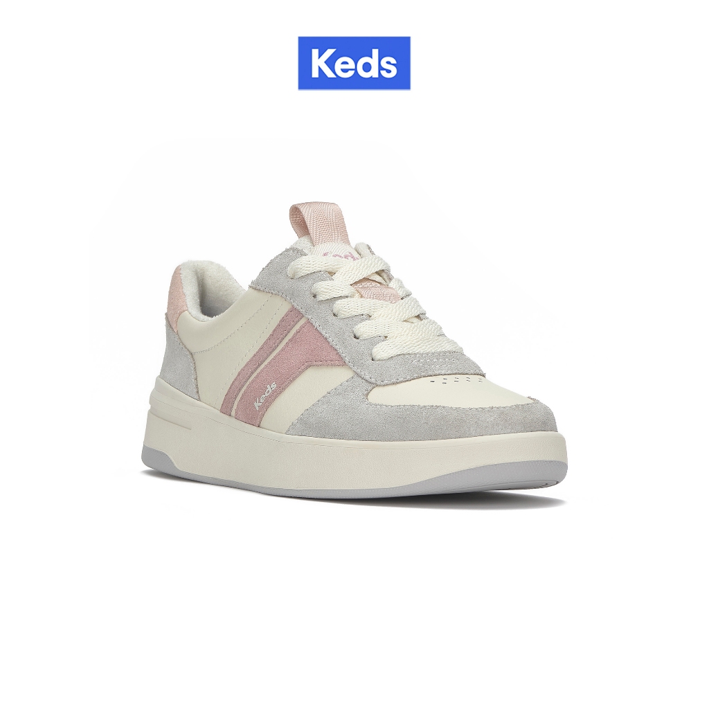 KEDS รองเท้าผ้าใบแบบผูกเชือก รุ่น THE COURT II LEATHER/SUEDE หลากสี ( KW-CRTII-7-271 )